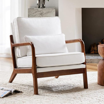 Chaise d'appoint moderne Mid Century