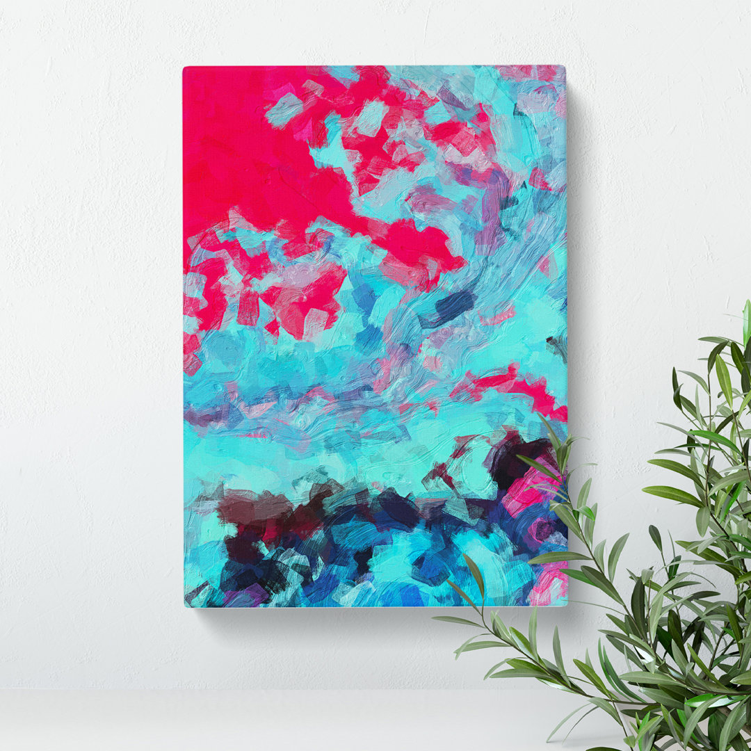 Astonished By Time Abstract - Wrapped Canvas