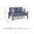 Dillon Beach Outdoor Loveseat With Cushion