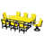 Jaune citron / noir