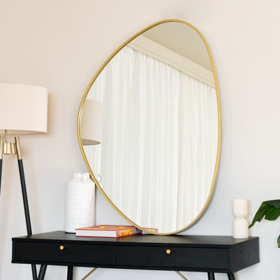 Izumi High Grade Metal Irregular Mirror