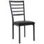 Ensemble de 4 chaises d'appoint en métal