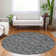 Dejae Washable Floral Indoor / Outdoor Rug