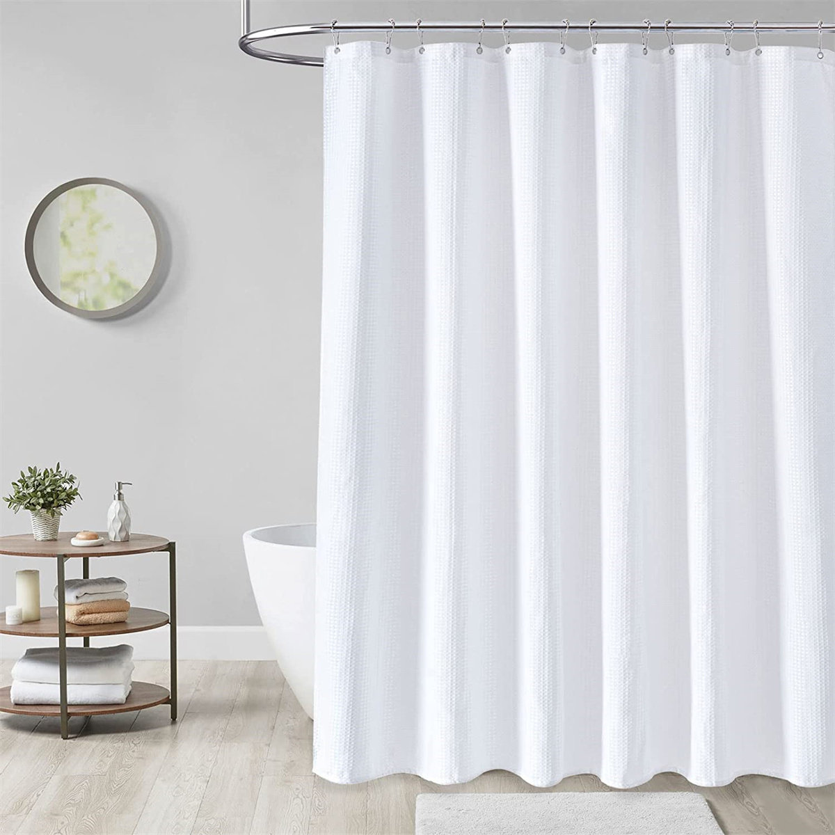 Hokku Designs Desireah Shower Curtain with Hooks Included | Wayfair