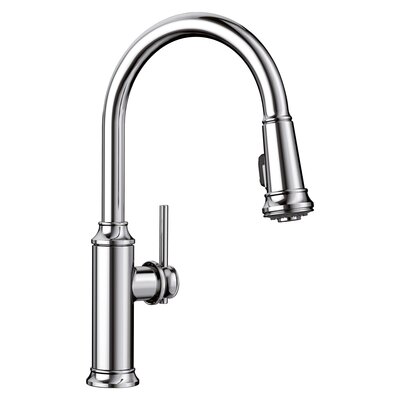 Empressa High Arc Pull Down Dual Spray Kitchen Faucet -  Blanco, 442501