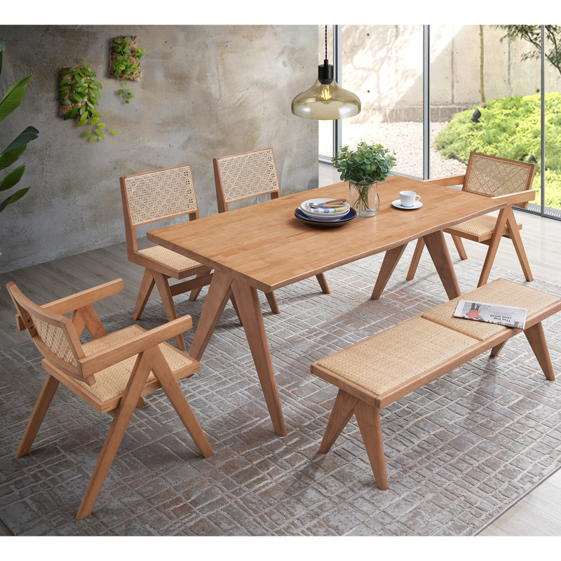 Chaise d'appoint beige et naturelle