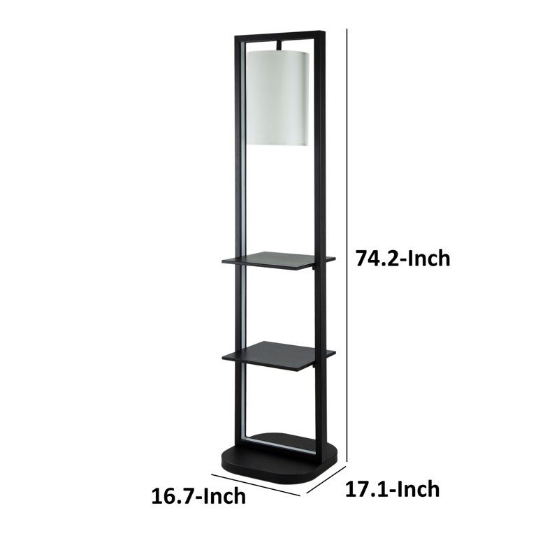 Cartierville 74.2'' Column Floor Lamp