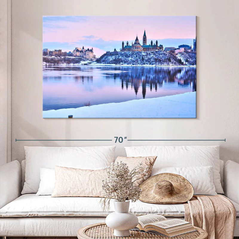 Nicci Ottawa en hiver, H 34 po x l 51 po