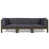 Coussin gris foncé / structure brune est en rupture de stock