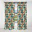 Vintage marocain Rich Tones Flowers I - Rideau damassé - Rideau occultant damassé - 1 panneaux-107535029