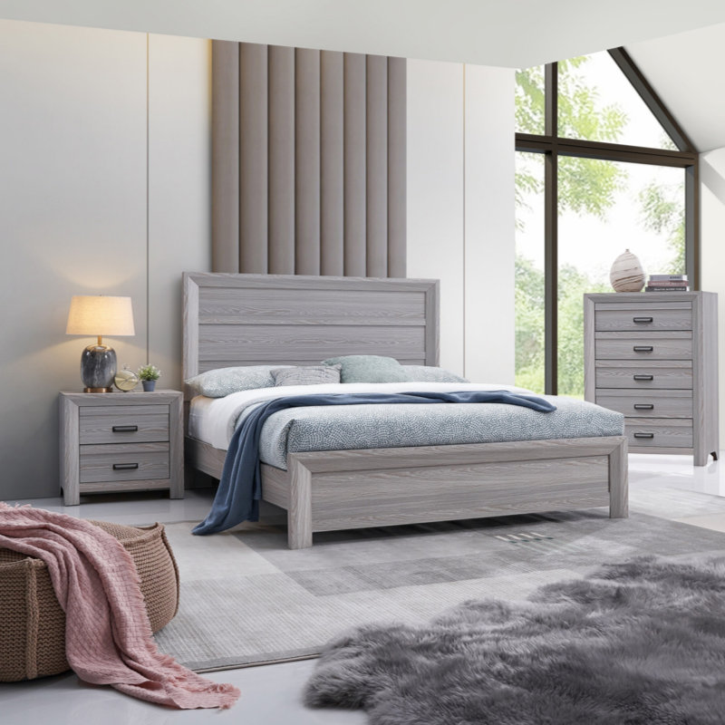Mobilier de chambre à coucher 1Pc, Gris