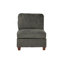 Ensemble de canapé modulaire modulaire en U modulaire 7 pièces avec revêtement en chenille, 2 coins d'angle, 3 fauteuils sans accoudoirs et 2 repose-pieds pour une assise polyvalente