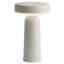 Lampe de table à galets La Caza Cali, sans cordon, rechargeable pour la maison, le salon, le restaurant et le chevet - Design minimaliste moderne