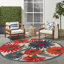 Tapis intérieur / extérieur floral Noleen-1663749530