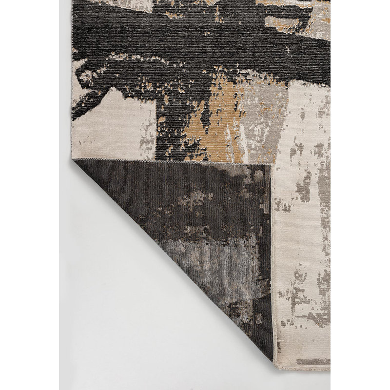 Peinture moderne en aérosol organique, Rectangle 9 pi x 12 pi