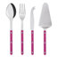 Bistrot Solid 4 - Piece Stainless Steel Hostess Set