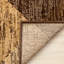 Tapis brun et beige à carreaux délavés-107120073