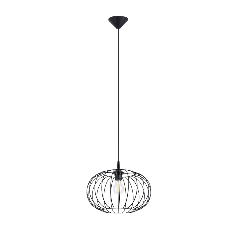 Tsuno 1 - Light Black Drum Pendant