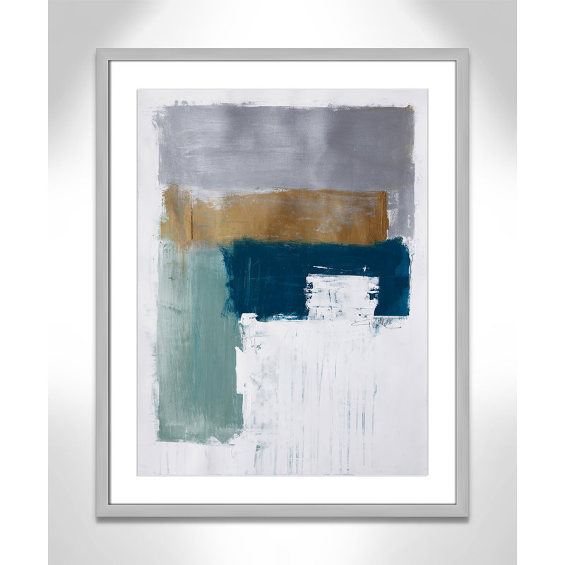«Malibu Springs I Print» par Filippo Ioco, Argent mat, L 23,5 po x H 29,5 po, Imprimé mat