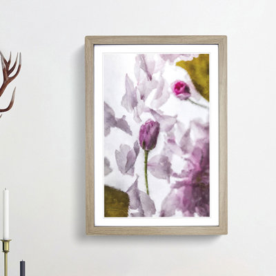 Fallen Pink Petals - Picture Frame Painting Print