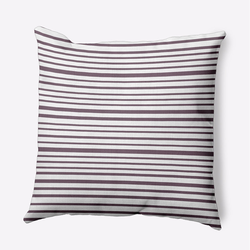 Coussin décoratif Loom Lines, Mauve ancien, 26 po x 26 po