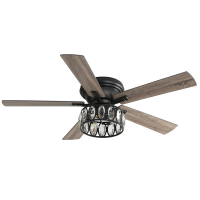 132.08cm Ceiling Fan with Light Kit