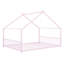 Lit double pleine grandeur en métal, rose-882029322-882029316