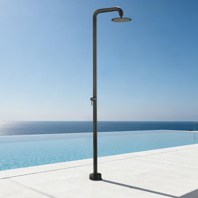 316 Stainless Steel Freestanding Outdoor Shower