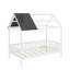 Lit simple en bois avec garde-corps - Conception adorable et amusante pour chambre d'enfant-748079323