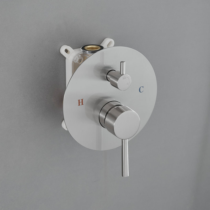 All-In-One Kit with Rough in-Valve, Brushed Nickel