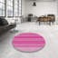 Tapis de zone mauve à motifs-343740057