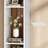 4-tier Open Shelf With 1 Drawer And 1 Cabinet, Freestanding Narrow Bookcase