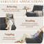 Fauteuil d'appoint luxueux avec coussins capitonnés-1738985715