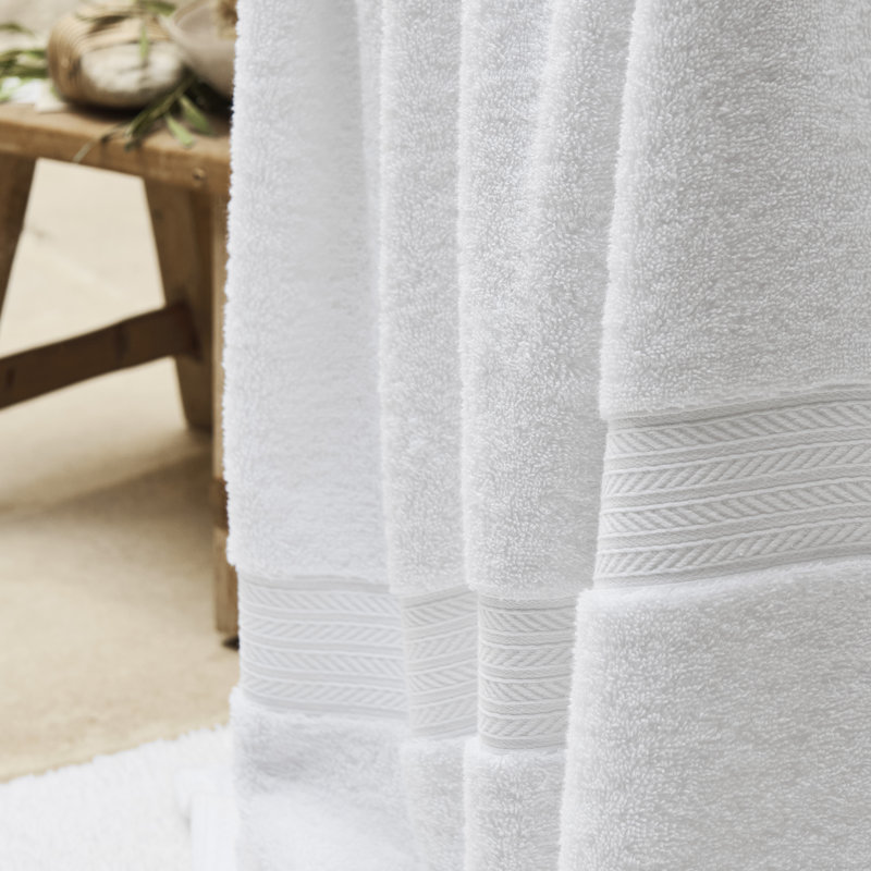 Renaissance Egyptian Cotton Hand Towels, White