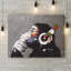 DJ Monkey by Banksy - Wrapped Canvas Print-837064707