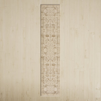 Cupertino Cream Light Gray Oriental Rug