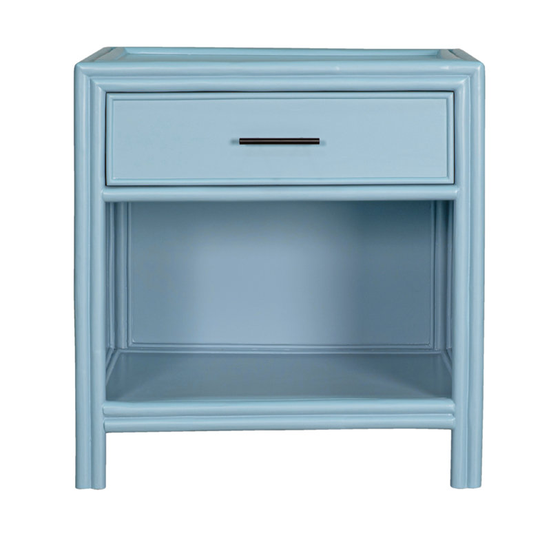 Clara Collection 1 - Drawer Nightstand, Blue