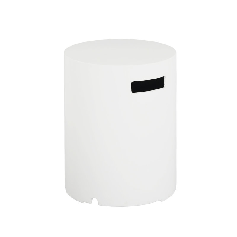 16X20 Inch MGO Tank Holder/Side Table, White