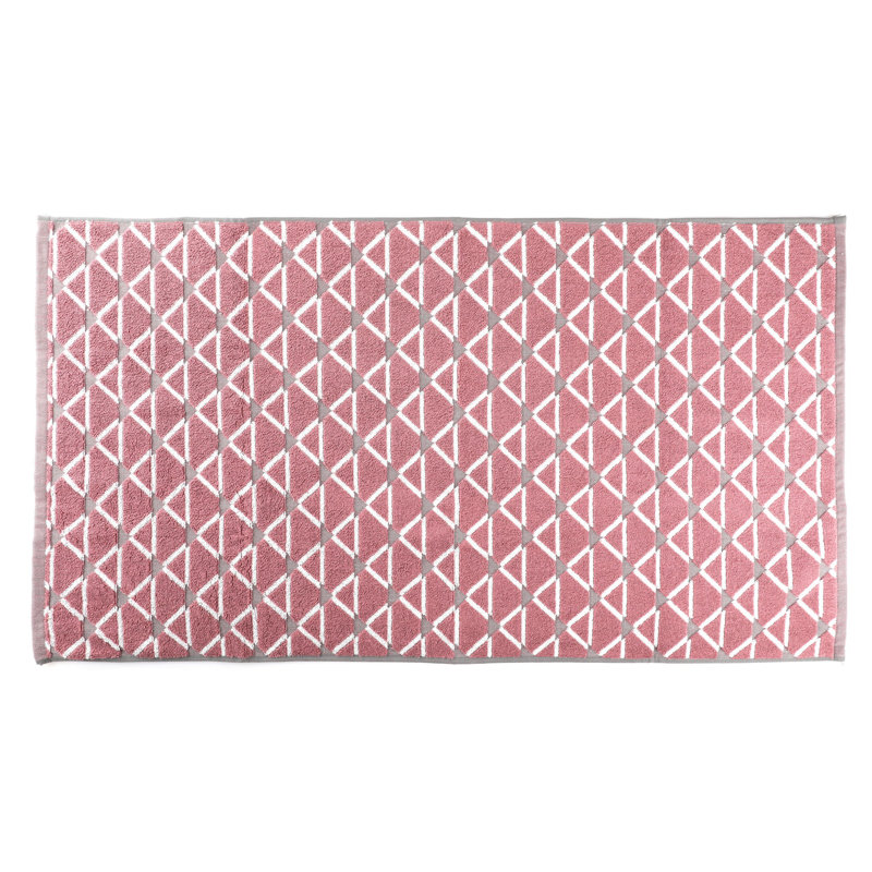 Ensemble de serviettes luxueuses en micro-coton (2 pièces), couleur rose, 19,7 x 35,4 pouces | Super absorbant 550 g / m² | Lavable à la machine à 104 ° F | Parfait pour la salle de bain ou le spa, doux et durable pour un confort de tous les jours