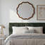 Miroir décoratif rond en bois massif Wavy-28558444-28558447