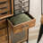 Multi-Drawer Accent Cabinet, 52"x30", Solid Wood and Metal Cabinet, Industrial Boho Cabinet
