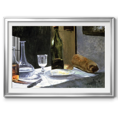 Still Life With Bottles, 1862, reproduction d'art encadrée