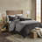 Soft Faux Suede Bedding Sets Cal King, Rustic Lodge Style For Home