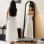 Miroir ovale pleine grandeur de style médiéval