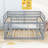Wooden Bunk Bed With Dual Ladders,Sturdy Slats And Guardrails-757452443-757452444