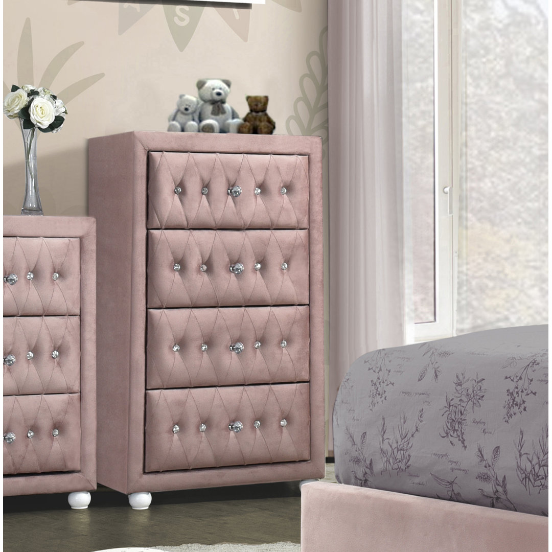 Humphery 25'' W 4 - Drawer Dresser Viv + Rae™