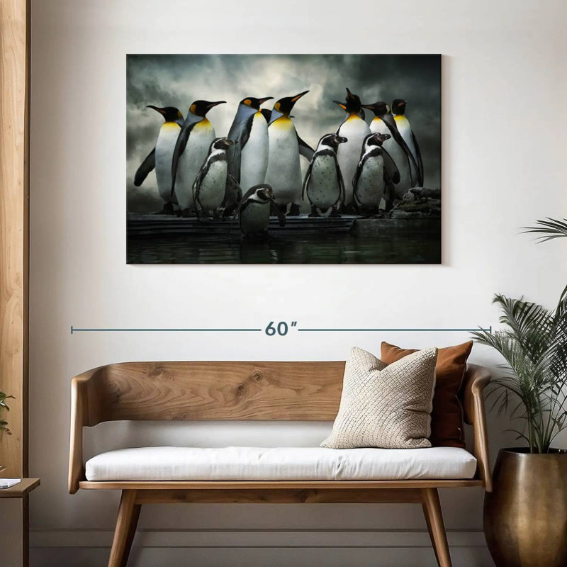Manchot pingouin, H 30 po x l 45 po