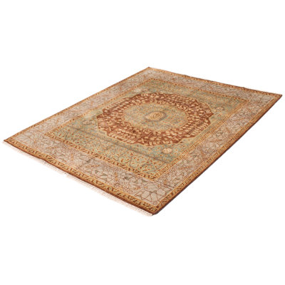 Tapis brun 8 pi 0 po x 10 pi 1 po Mamluk