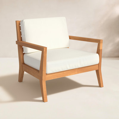 Echols Teak Patio Lounge Chair