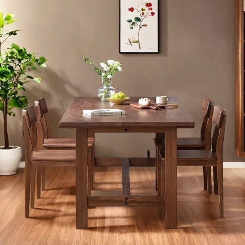 Modern wide dining table, 29.53"H x 62.99"L x 31.5"W